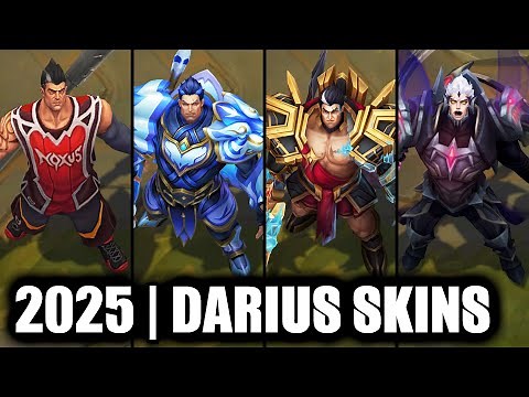 ALL DARIUS SKINS SPOTLIGHT 2025 | League of Legends