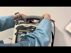 Prueba de funcionamiento desfibrilador Philips heartstart MRX