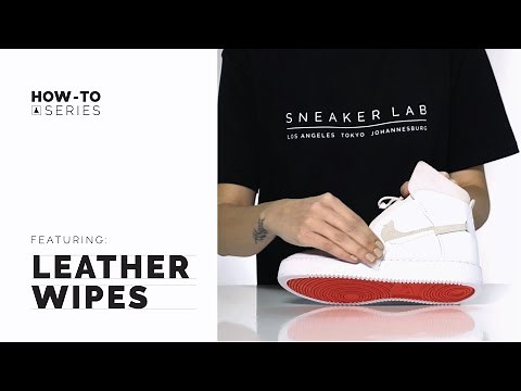 How To Use Sneaker LAB Leather Wipes