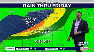 3K views · 84 reactions | Chilly air over warmer Lake Erie ushering our first lake effect but it will be all RAIN this time. Most persistent, heavy lake effect will be confined to northern Erie County. Watch my latest forecast ☔️ | Craig Flint | Facebook