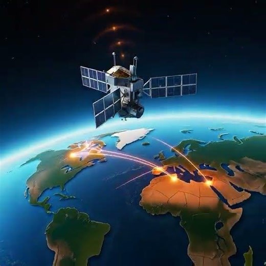 Satellite Communication Networks, Space Signals and Global Data Transmission