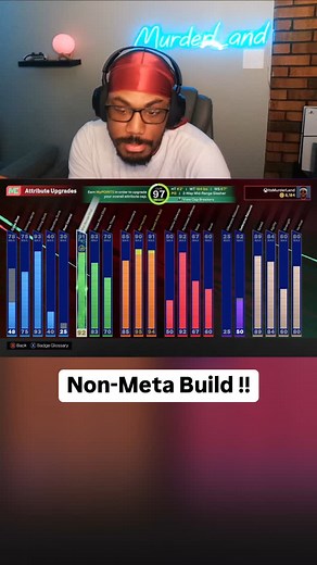 LandofRay on Instagram: "I been enjoying this 6’2 “non meta” build with 94 swb. I even took it to pro-am, full gameplay is on my YouTube channel @murderland go drop a like and comment for me 💪🏾‼️ #nba2k #nba2k25 #2kclipsdaily #reels"