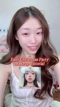 Easy Christmas makeup tutorial 🎅🏻🎄