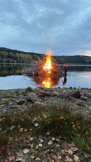 #norway #trip #fishing #sunset #fire