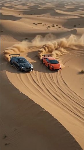 2 Safari Cars Drift in Dubai Desert! 🔥 Epic Sand Drift Challenge #shorts #drift boss #trending
