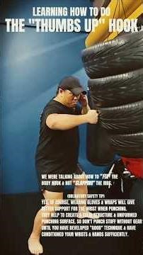 #boxing Fundamentals | "The Thumbs Up Hook" | #filipinomartialarts #boxingtraining