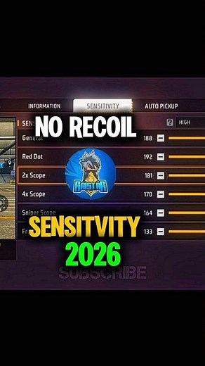 🔥 RAISTAR SECRET No Recoil Sensitivity 2026 😱 100% Laser Aim Settings | Free Fire MAX