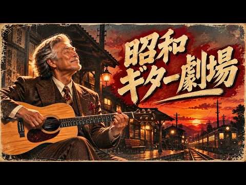 【作業用BGM】昭和ギター劇場 泣きの演歌ギター 第1幕〜心に沁みる昭和40年〜