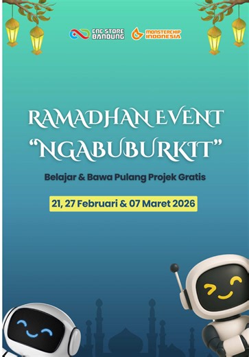 Ini dia kata mereka yang udah belajar robotik bareng CNC sambil ngabuburit🙂‍↔️. Di event pertama ini mereka belajar dasar robotik mulai dari projek projek STEM. Kalo kamu bingung mau belajar robotik dari mana, bisa ikutan acara acara kaya gini bang, kalo kamu mau ikutan acara belajar dasar robotik kaya gini komen dibawah ya😉 #arduino #ngabuburit #robotics #beginner #ramadhan