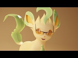 (2019) Leafeon Lip-Sync 3D Animation Test