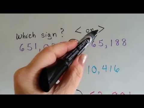 Grade 4 Math 1.3, Order Numbers by Size
