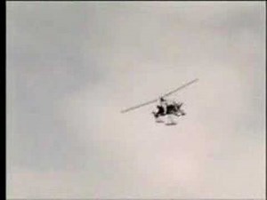 "Rotors over Russia" Gyrocopter on snow skis