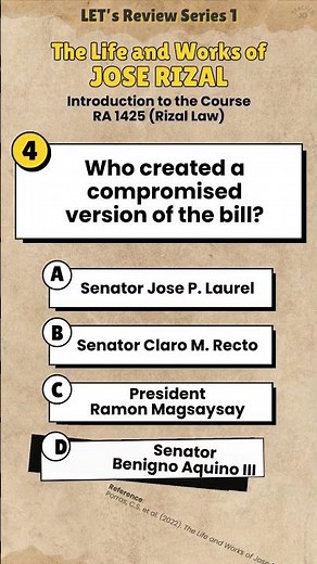 LET's Review GenEd Series: RA 1425 or Rizal Law (Life and Works of Rizal)