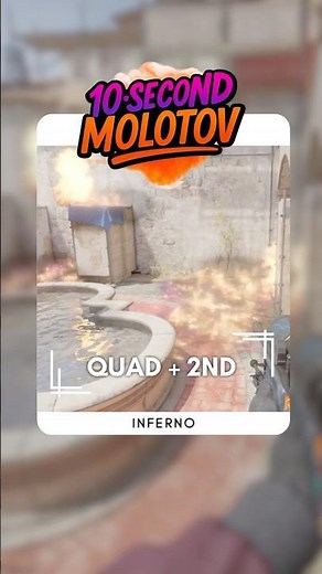 Inferno Quad & 2nd Oranges Molotovs | 10-Second Molotovs | CS2 Utility Guide