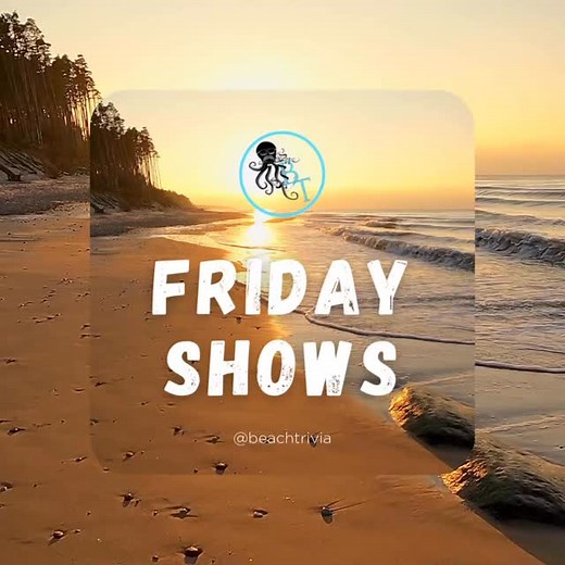 TGIF 🥳 𝙛𝙧𝙞𝙙𝙖𝙮 🤓Trivia with Meg at 7 - @globrewco 🤓Trivia with Rachel at 7 - @sandbridge_island | Beach Trivia