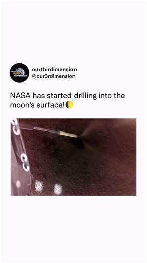 Our Third Dimension | Space Science Universe on Instagram: "⚠️Info: NASA’s science instrument LISTER onboard Firefly Aerospace’s Blue Ghost lunar lander began drilling into the Moon’s surface after the spacecraft achieved a successful landing in the Mare Crisium basin. Blue Ghost delivered ten NASA payloads under the Commercial Lunar Payload Services program to test technologies and gather scientific data on the Moon. LISTER, the Lunar Instrumentation for Subsurface Thermal Exploration with Rapi
