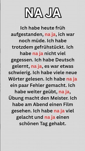 Why do Germans always say "NA JA"? | Simply explained with examples | Learning German A1–A2