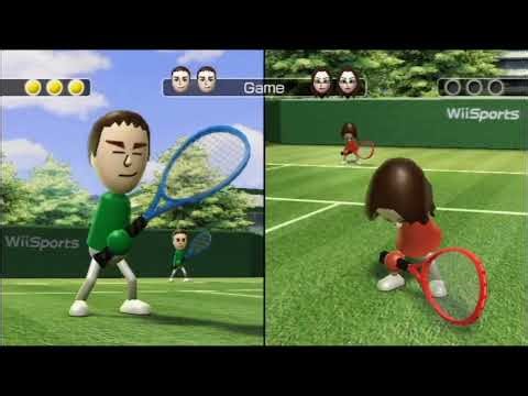 Wii Sports Tennis Gameplay [ Wii ]