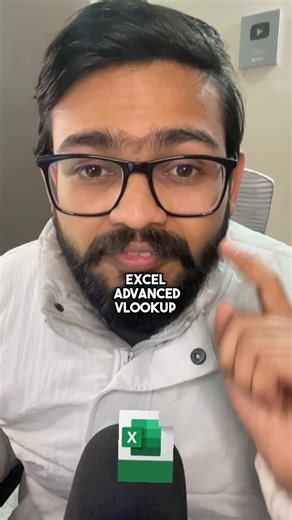 Vishal Aggarwal | How to use Advanced VLOOKUP in Excel | Excel Amazing Trick #excel #exceltips #reels #microsoftexcel | Instagram