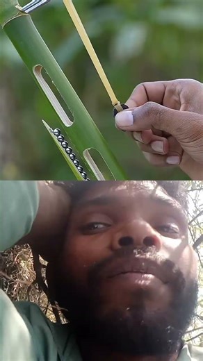 Steel Ball and reaver toy #craft# Slingshort #Bamboo# Bambooart# creative