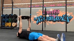 ✅ Overhead Plate Sit-up . 👏🏼 How to perform the exercise: . 1️⃣ Select a weight that is manageable but not too easy. Starting at the 10 rep range for 3-4 sets as a beginner. . 2️⃣ Use both hands to hold the plate. Lay on your back with legs straight and heals remaining on the ground the entire time. Start with the plate above your face and use your abdominals to sit up and finish with your head through your arms and the plate directly above your head. . 3️⃣ Keep your abs engaged, return back t