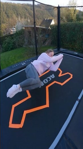 CAN I LAND IN THESE TAPE SHAPES? 🤏😮 #gymnastics #trampolines #challenge #somersaults