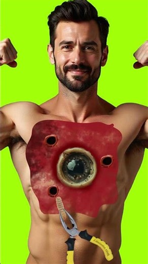 Extreme Chest Worm Removal ASMR Animation | Deep Cleaning Trigger Sounds #asmranimation #animation