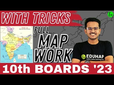 Full Map Work Class 10 | Board Exam 2023
