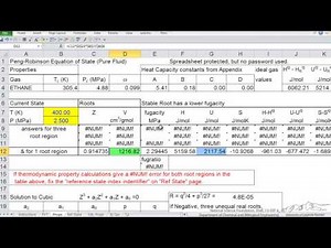 Real Gas Expansion Part 2: Excel Solver
