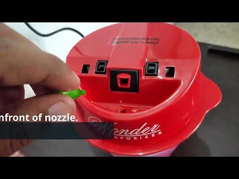 How to use steam inhaler (Wonder make), better relief from cold and for inhalation treatment.