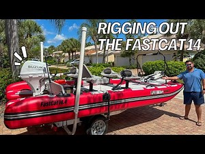 Rigging out the FastCat 14 - How to turn your inflatable boat into a fishing machine