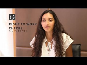 Right to Work Checks - 5 key facts
