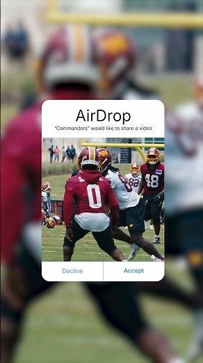 airdrop incoming 📲 #nfl #football #highlights