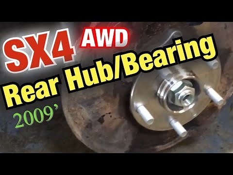Suzuki SX4 AWD Rear Wheel Hub / Bearing Replacement
