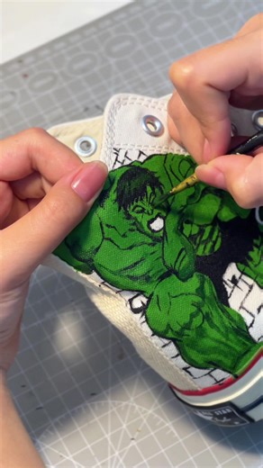 Custom Hulk-Inspired Shoes: A Unique Craft