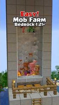 Mob farm minecraft bedrock 1.21 Farm de xp e itens