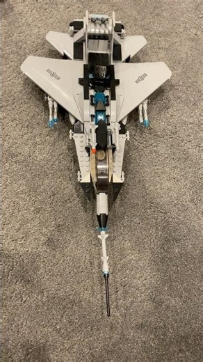 F-15 Super Jet DIY - Latest Multi-Brand Upgrade! 🚀 | F-15战机多品牌融合改造 #lego #legomoc #f15 #shorts #diy