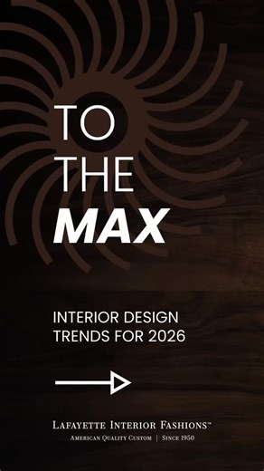 To The Max: Interior Design Trends For 2026🌞🪵 With the influence of AI in everything, organic styles will make a return in the interior design industry featuring woods and authentic textiles. There are 6 Key Points to consider: - Sensory Experiences - Asymmetry - Analog Inspiration - Maximalism - Freeform Collage - Sustainability Maximalist layouts continue to trend into the new year, favoring collage elements and asymmetry while taking inspiration from traditional design practices. Tactile-ba