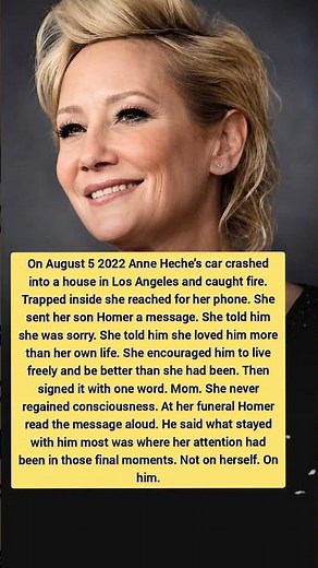 Anne Heche’s Final Message to Her Son Before Tragic Crash 💔