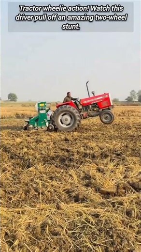 Rear-Wheel Tractor Wheelie.