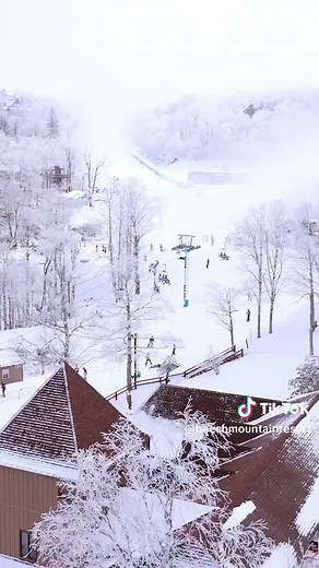 Late Season Snow at Beech Mountain: A Winter Wonderland