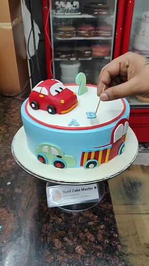 255K views · 1.5K reactions | Unique Car Theme Cake Design Idea | Amazing Car Cake Design Idea | Sunil Cake Master | Facebook