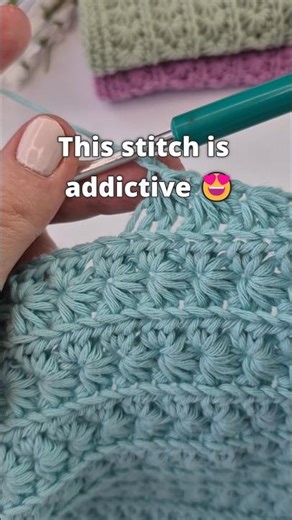 This crochet stitch is addictive 👀