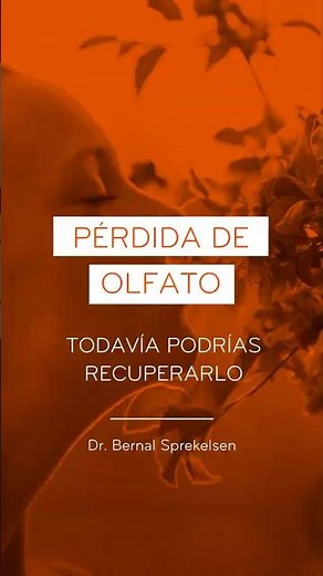 Loss of Smell: Diagnosis and Treatment with #PRP | Dr. Bernal Sprekelsen #amosmia #smell