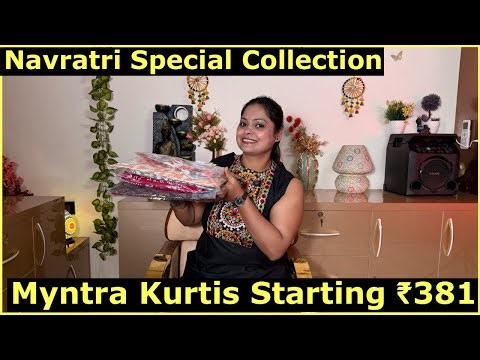 Myntra Kurtis Starting From ₹381😍Navratri Special Collection 😍