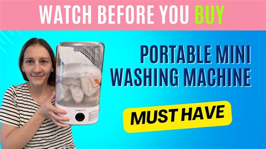 Watch Portable Washing Machine - Review on Amazon Live