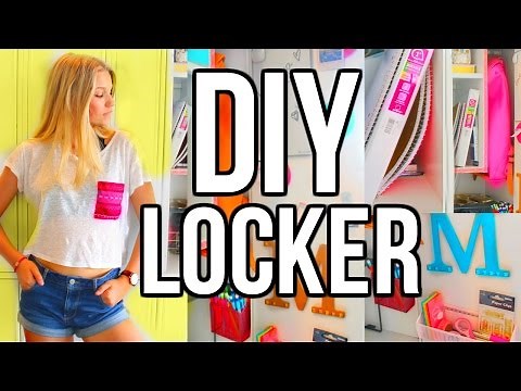 Tumblr Locker Organization & DIY Decorations! Back To School 2016!