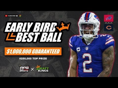 NFL DraftKings Best Ball | EARLY BIRD | 3/27 - 2026 NFL Season Ultimate Guide