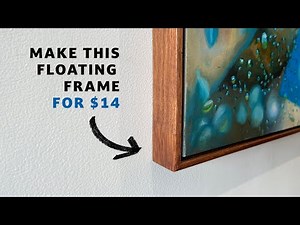 I Made Floating Picture Frames from Decking Timber!