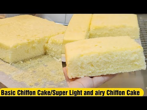 How to Make Basic Chiffon Cake| Soft and Fluffy Chiffon Cake | ‼️ chiffon cake recipe ‼️Bake N Roll